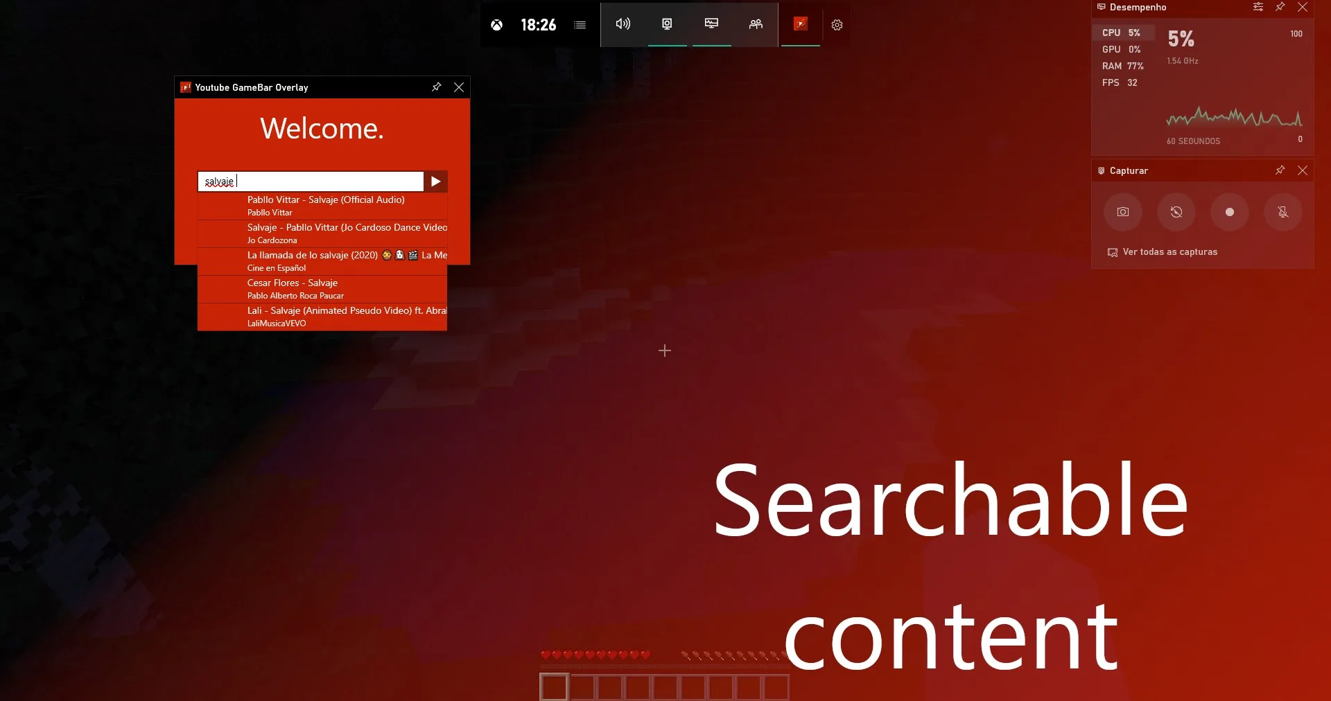 YT Game Bar Overlay screenshot 2