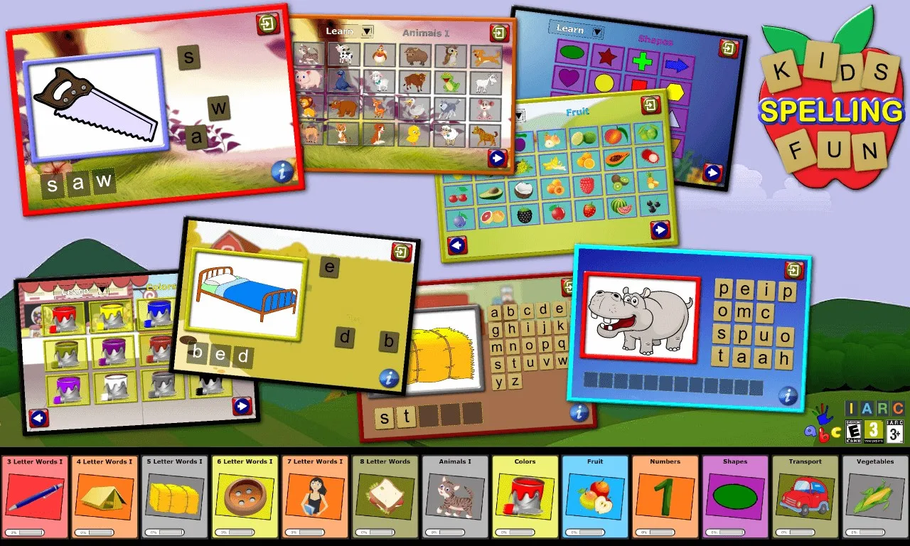 Kids Learn Spelling Fun screenshot 1