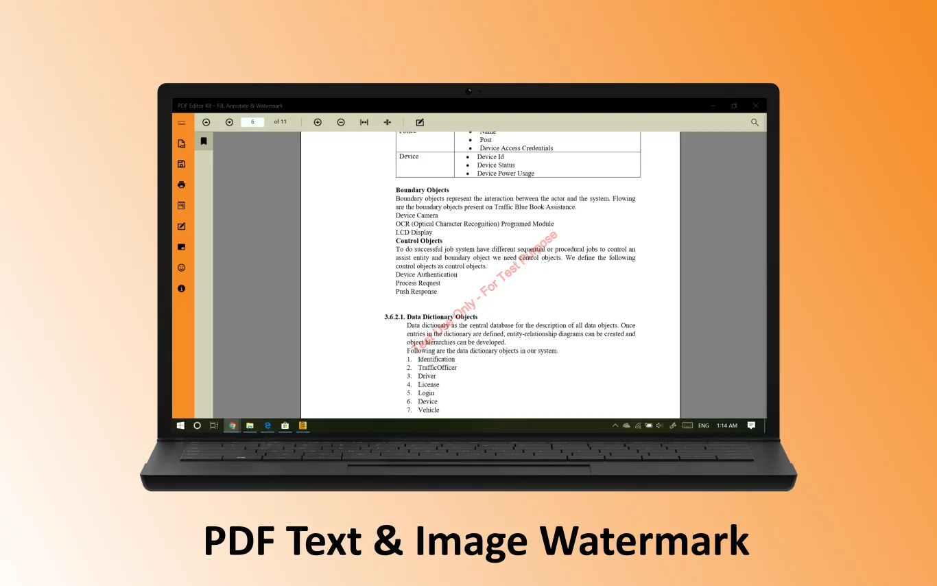PDF Editor for Windows screenshot 1