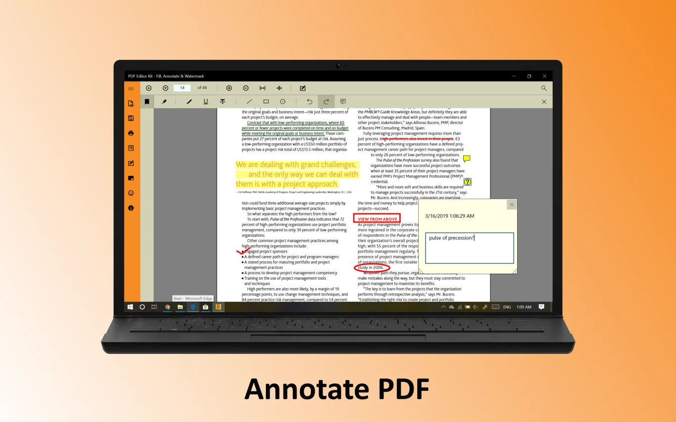 PDF Editor for Windows screenshot 2