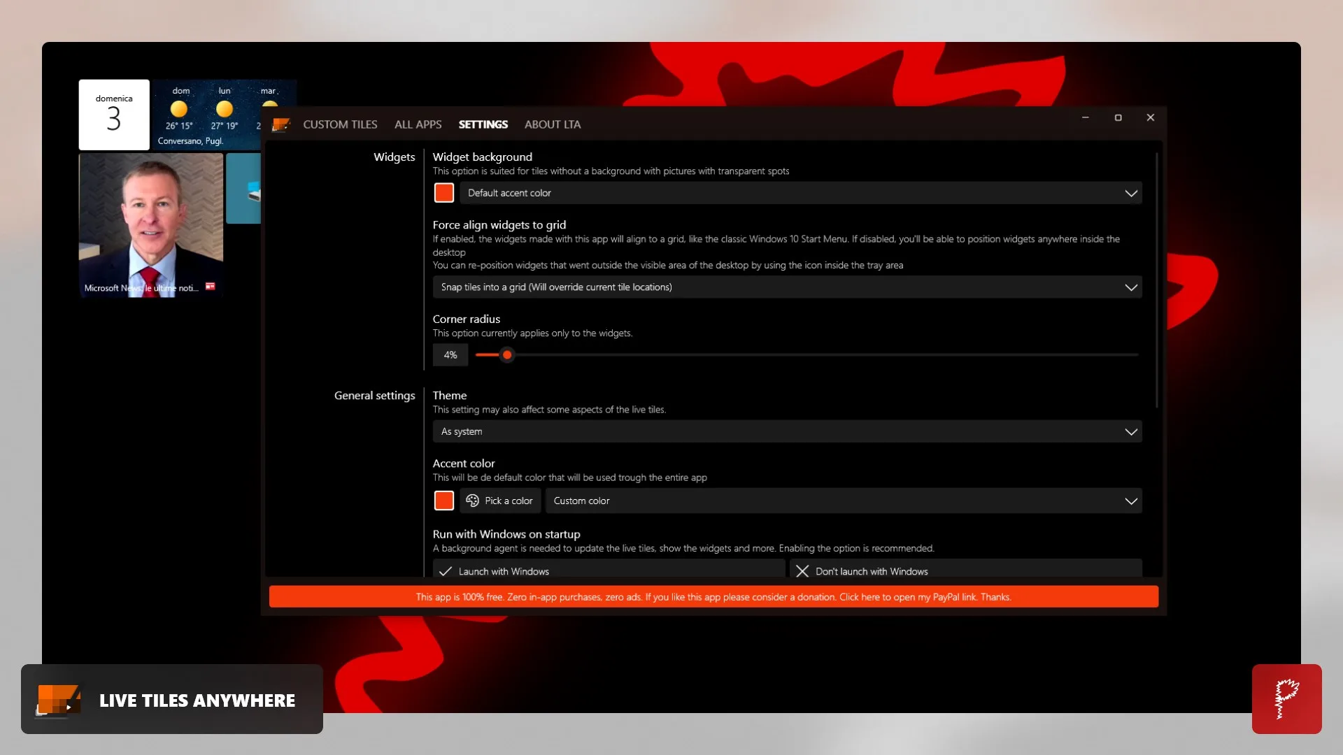 Live Tiles Anywhere screenshot 2