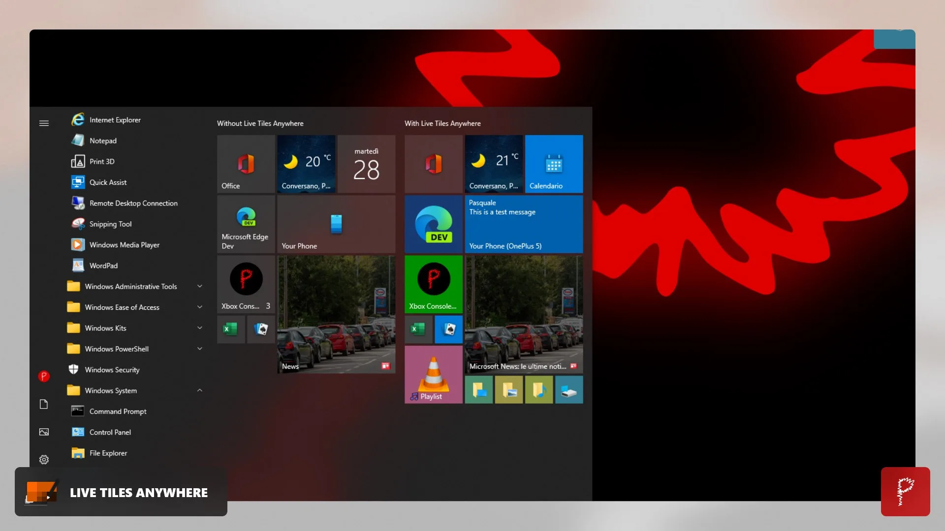 Live Tiles Anywhere screenshot 4