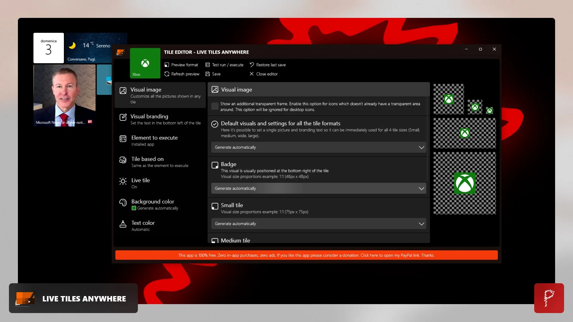 Live Tiles Anywhere screenshot 5
