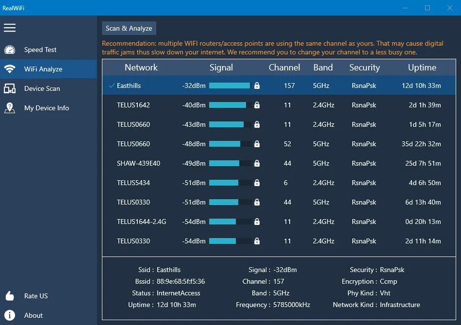 Real WiFi screenshot 1