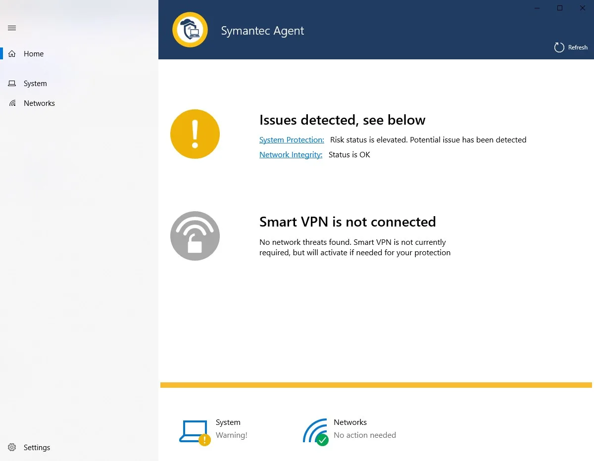 Symantec Endpoint Security screenshot 1