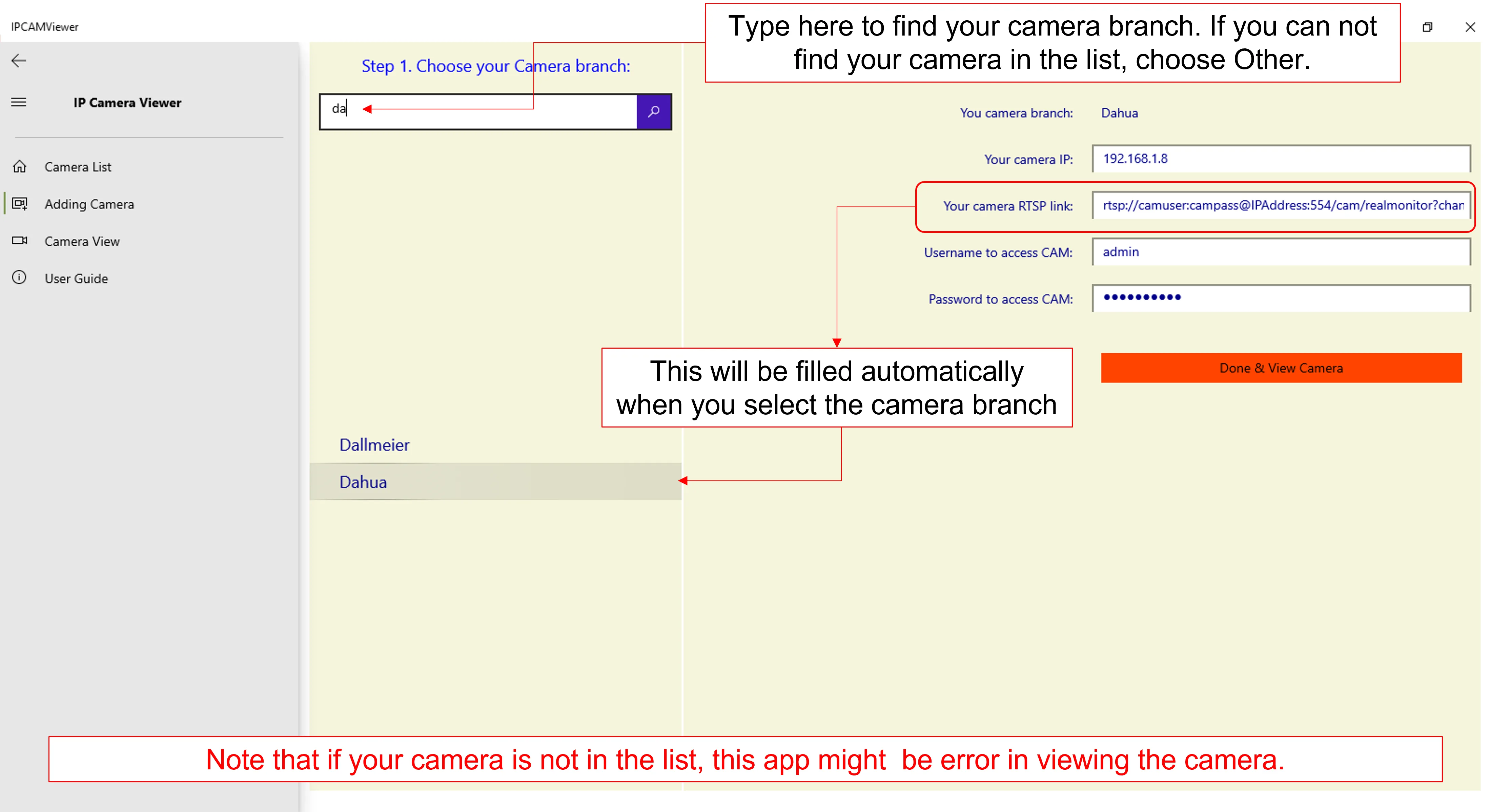 Stream IPCAM to PC screenshot 1
