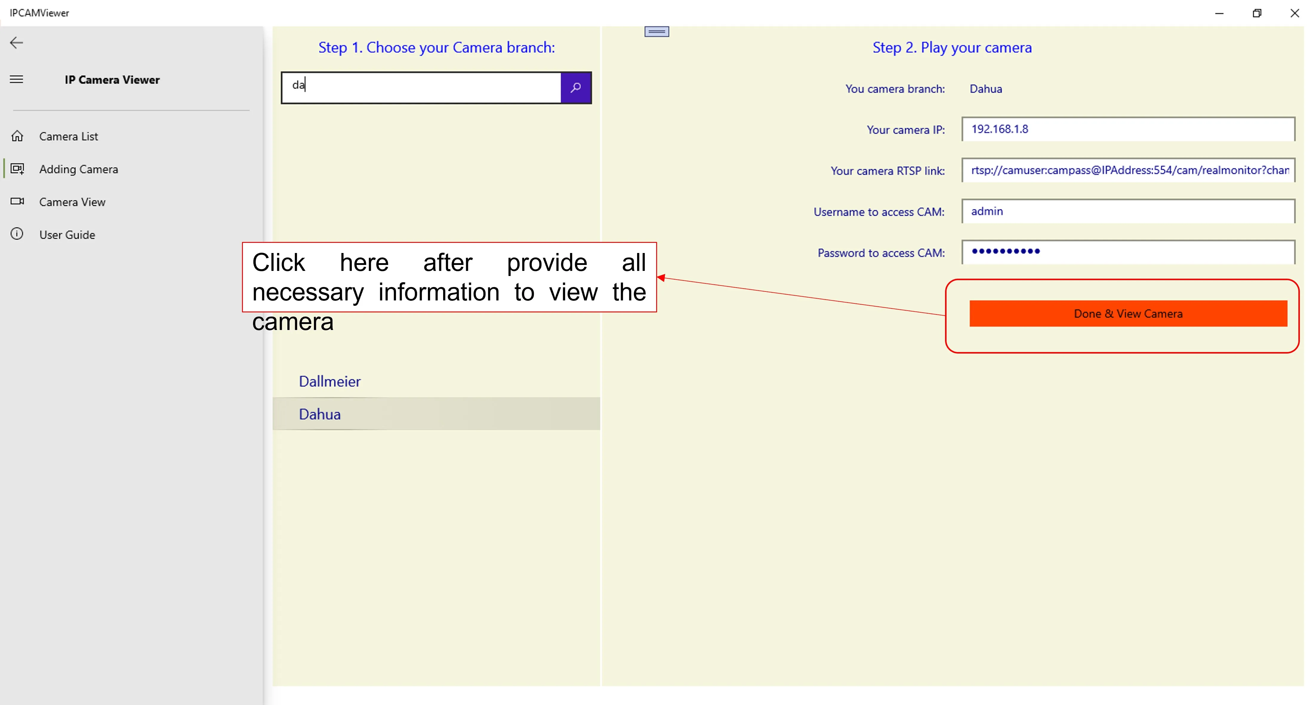 Stream IPCAM to PC screenshot 5