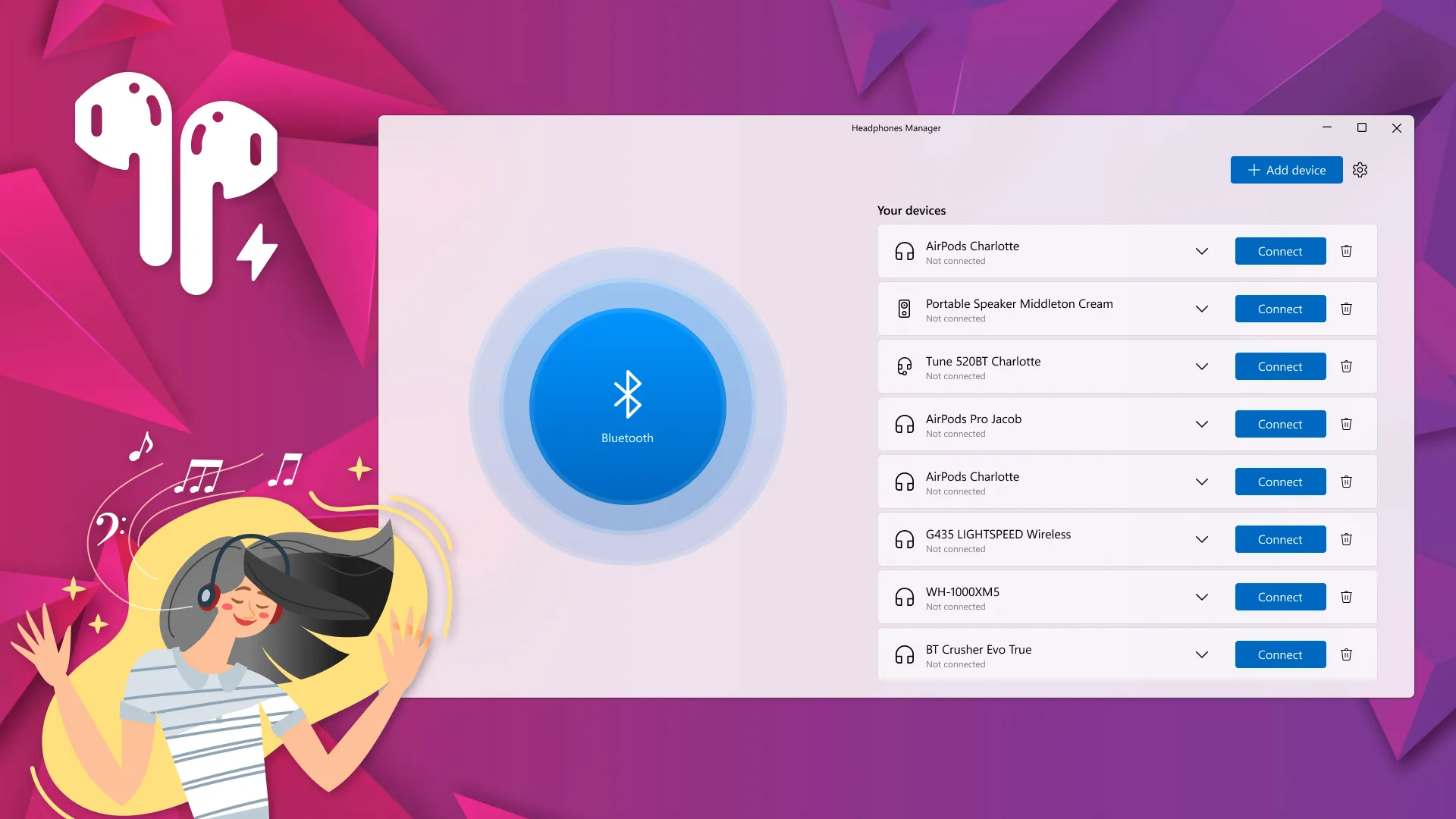Headphones Manager screenshot 2
