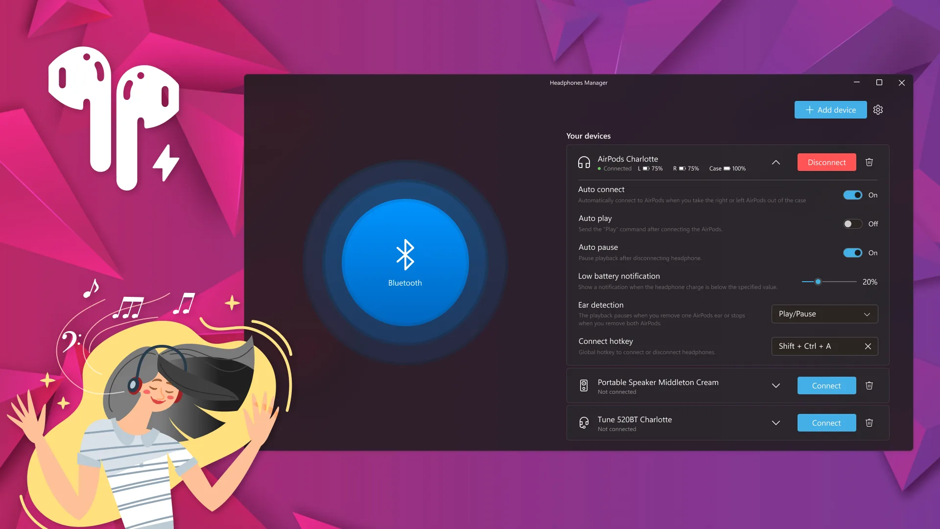 Headphones Manager screenshot 5