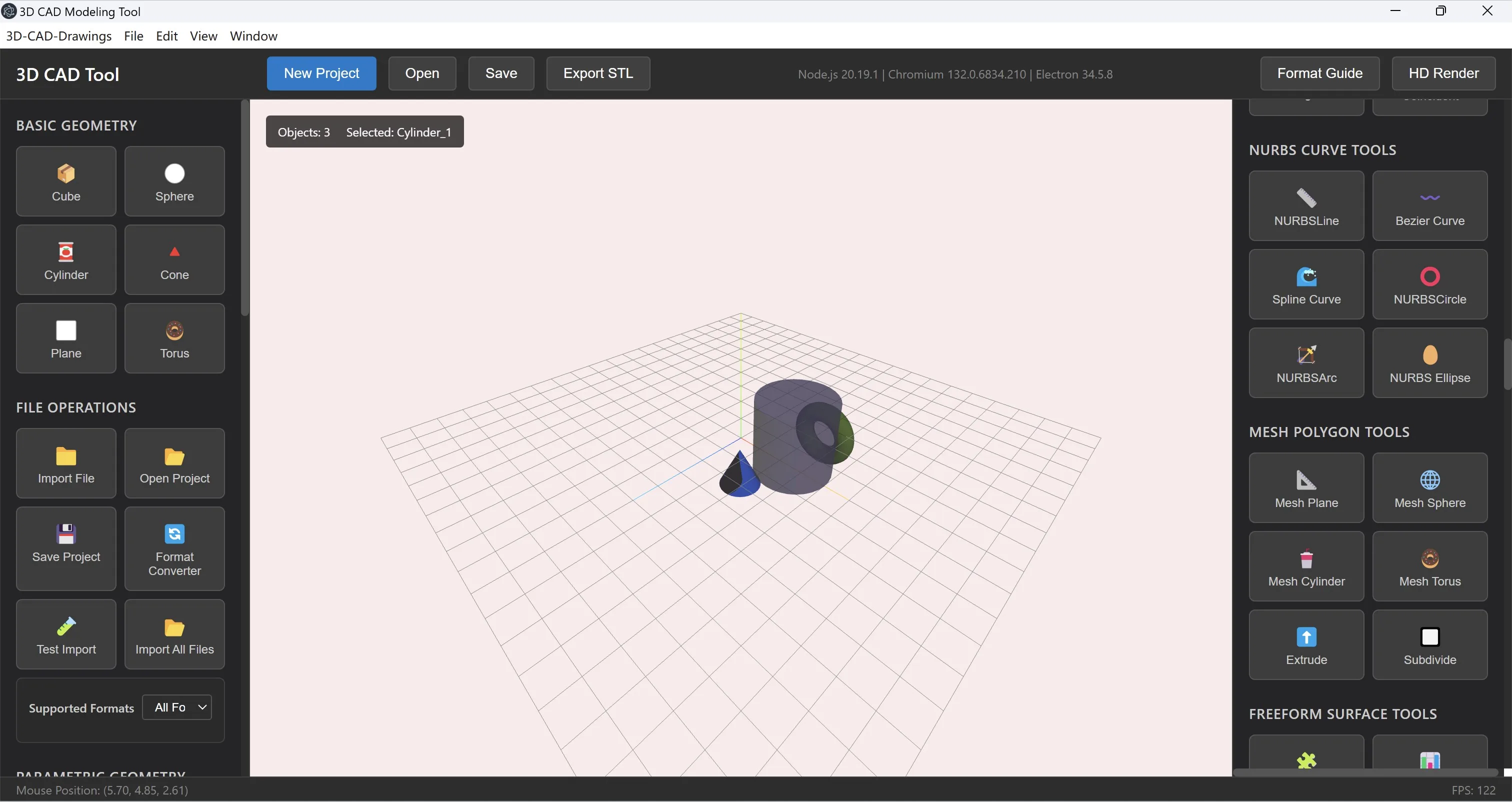 Cad Drawing Software screenshot 1