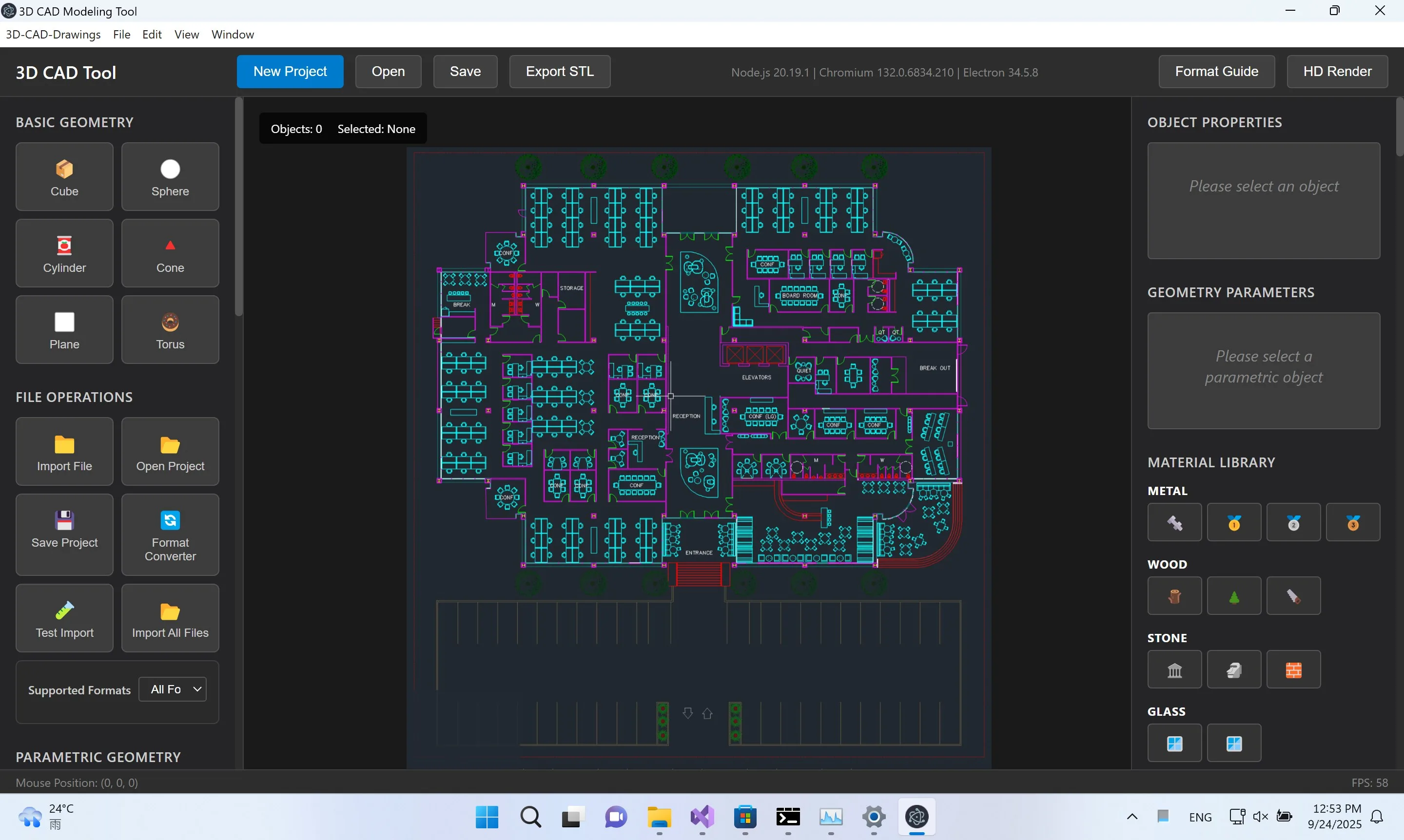 Cad Drawing Software screenshot 3