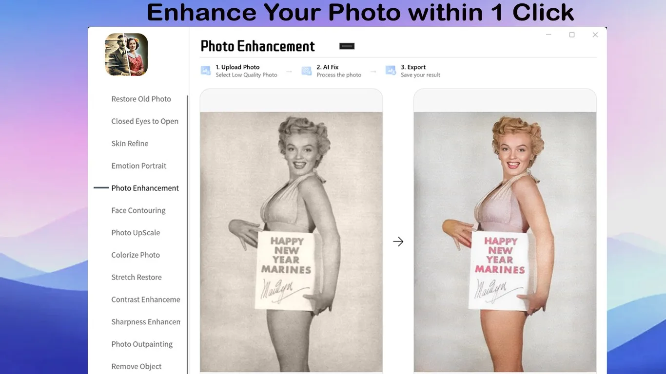 Photo Renew : Old Photo Restore screenshot 1