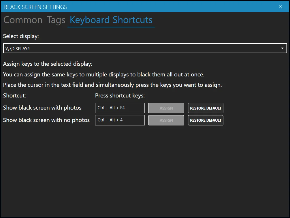 Black Screen for Windows screenshot 4