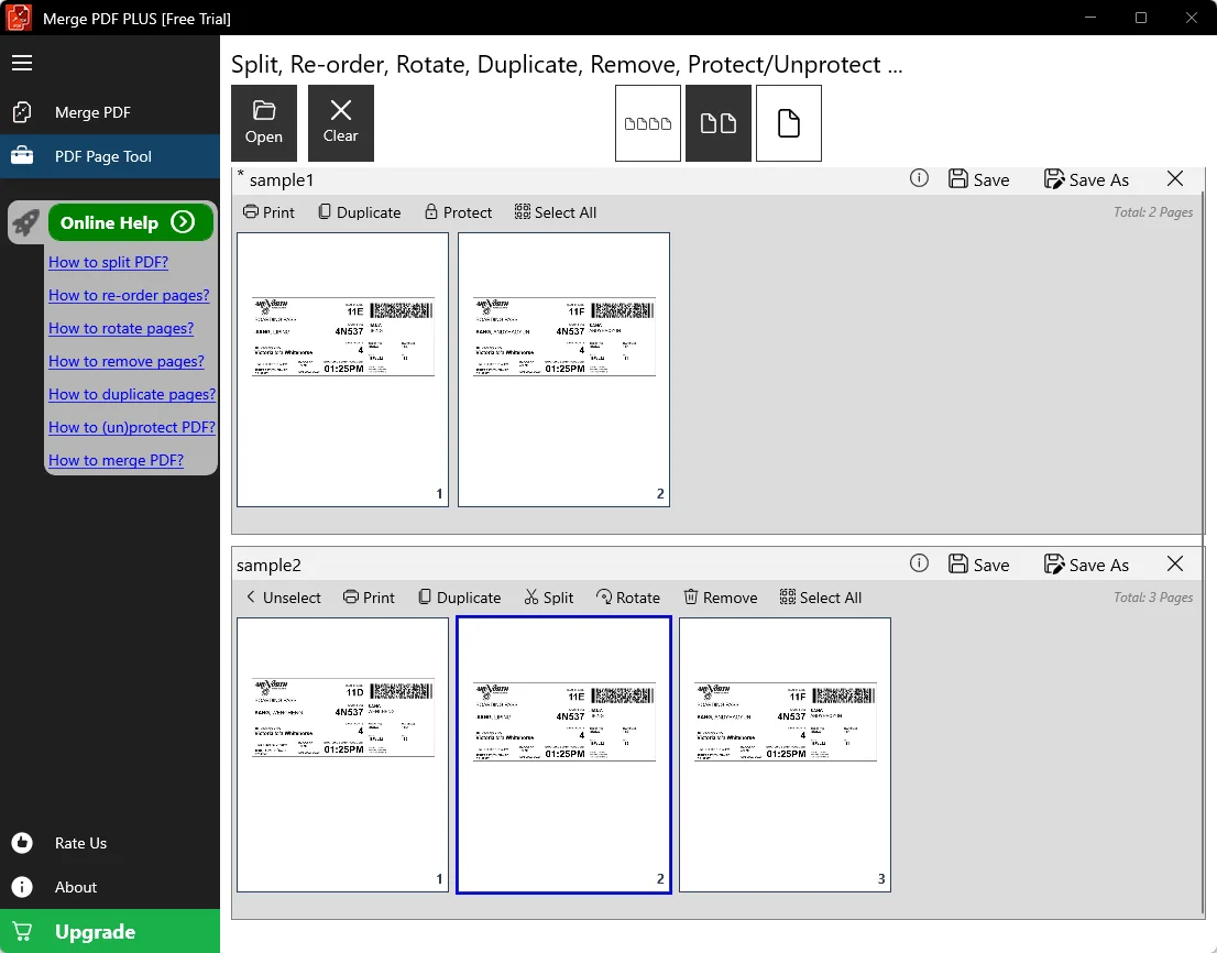 Merge PDF PLUS screenshot 1
