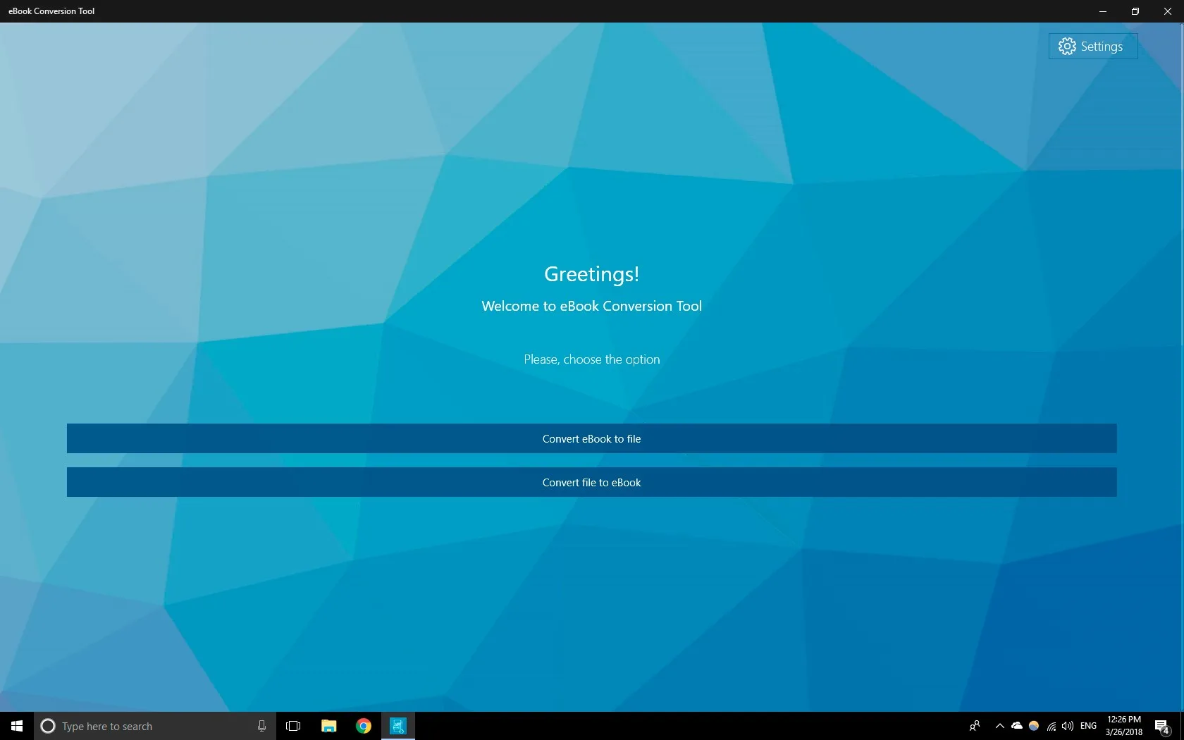 eBook Converter Tool screenshot 2