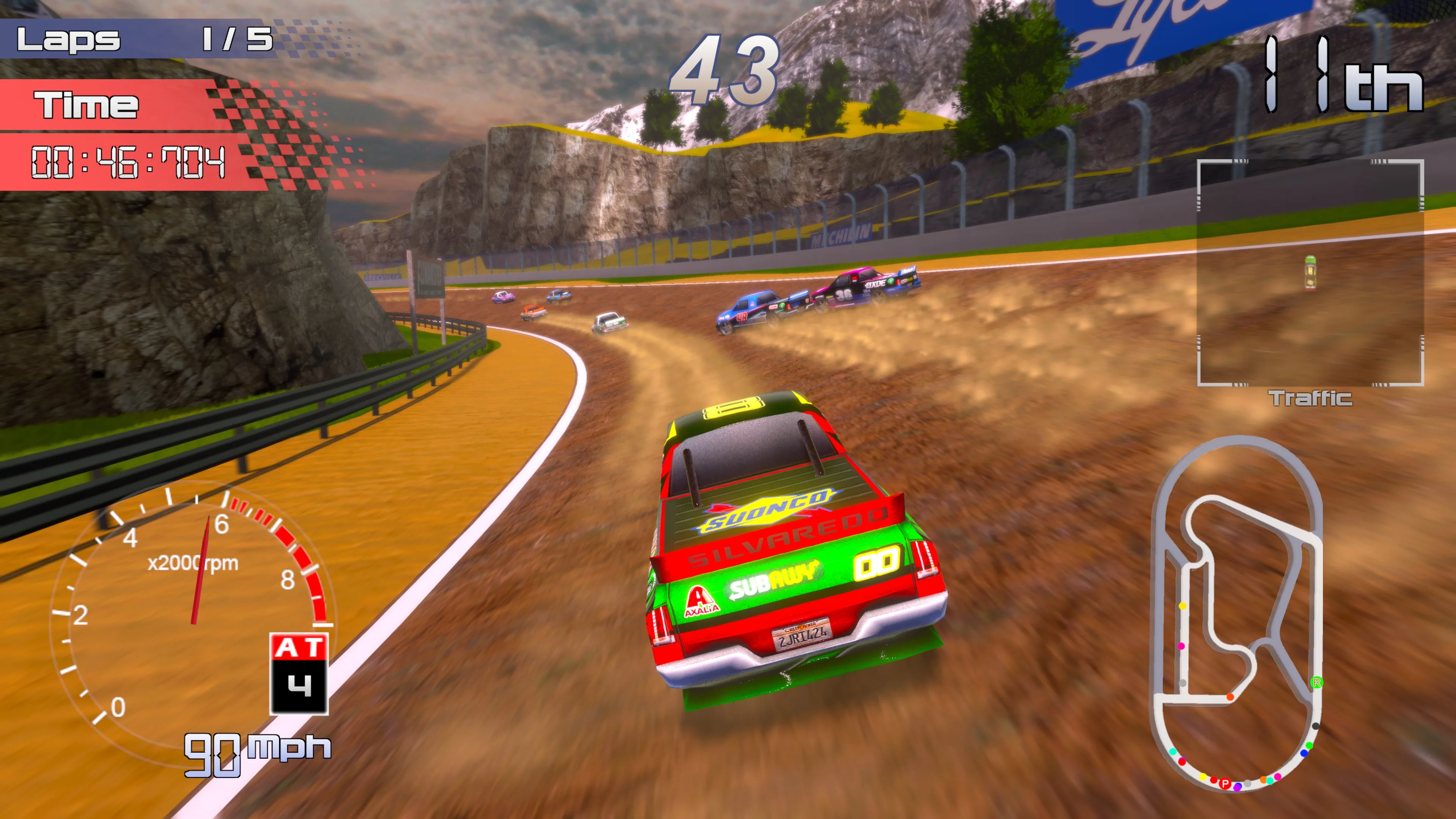 Speed Truck Racing screenshot 2