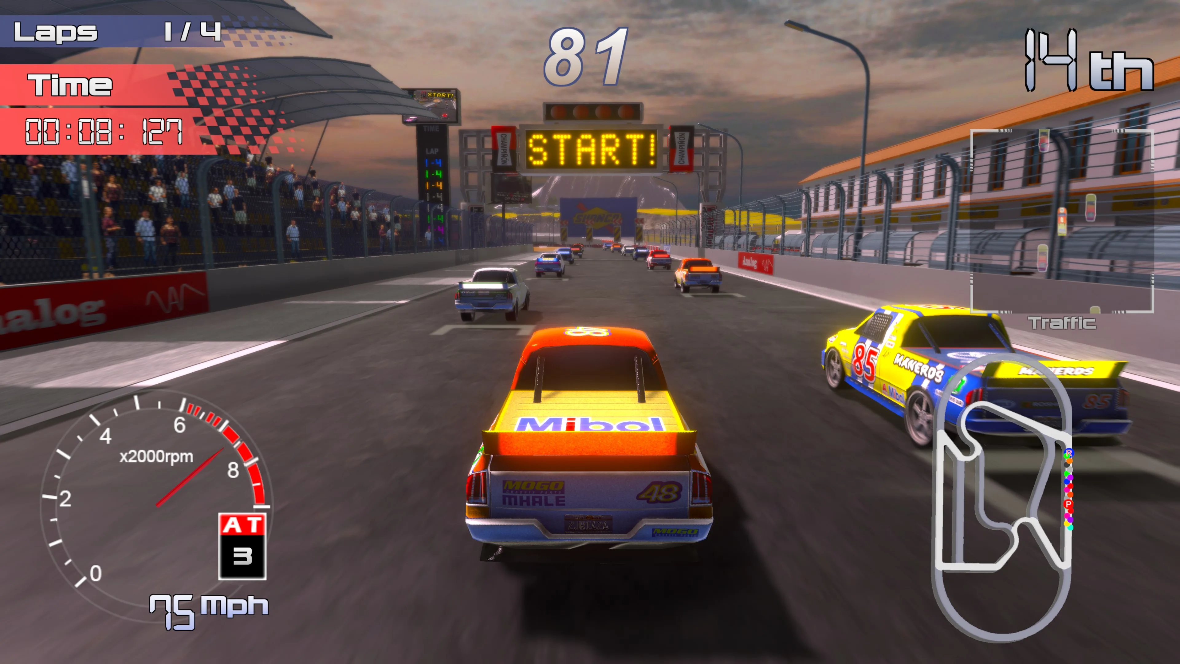 Speed Truck Racing screenshot 4