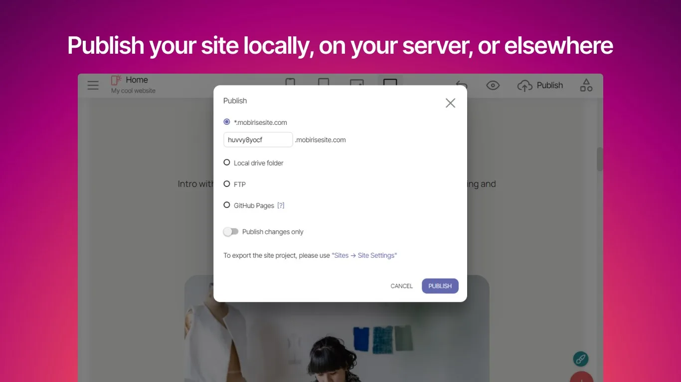 Mobirise Website Builder screenshot 4