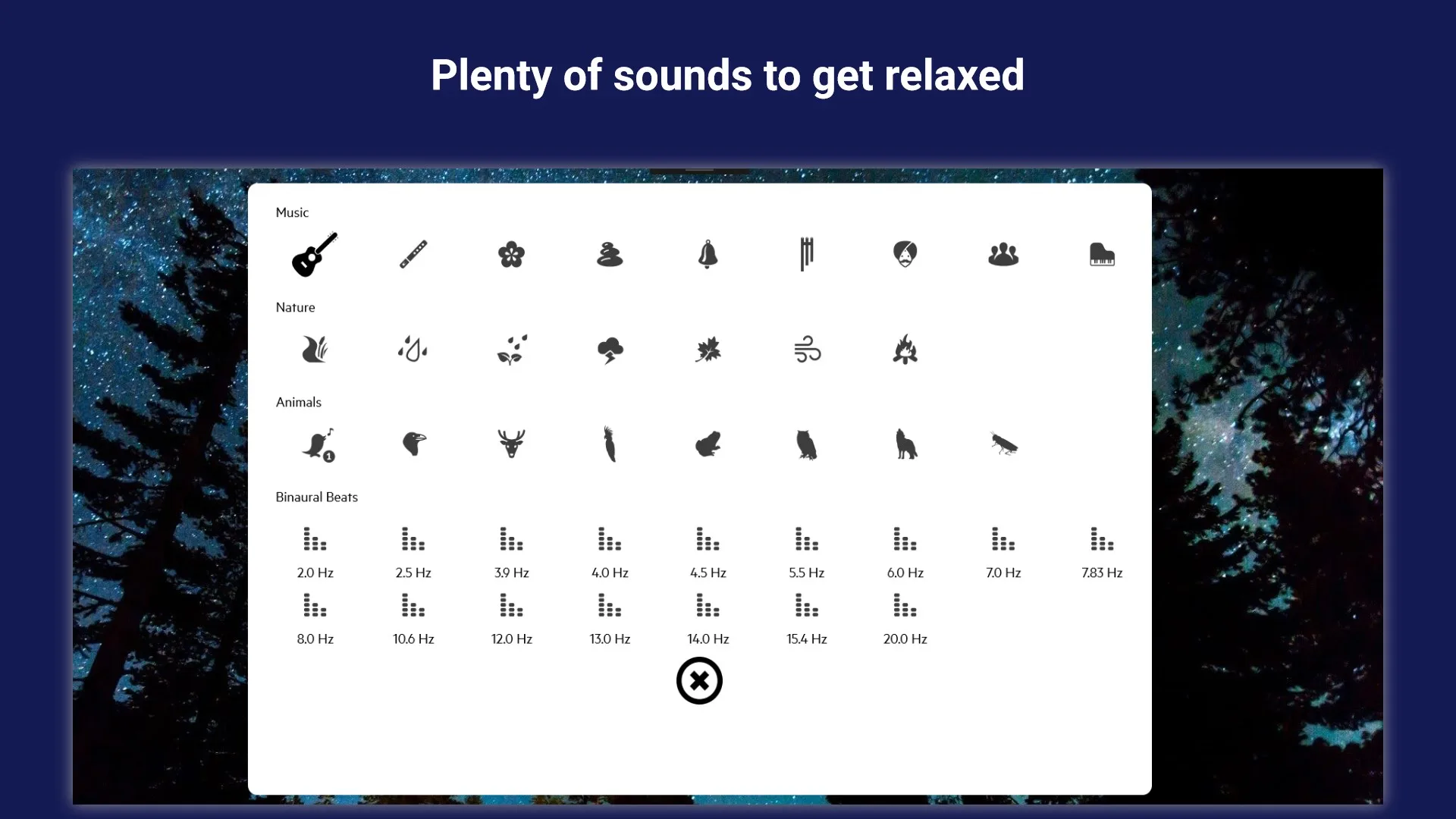 Relaxing Night Sounds screenshot 4