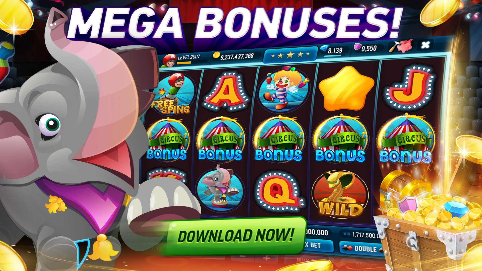 Magic Circus Slots screenshot 2