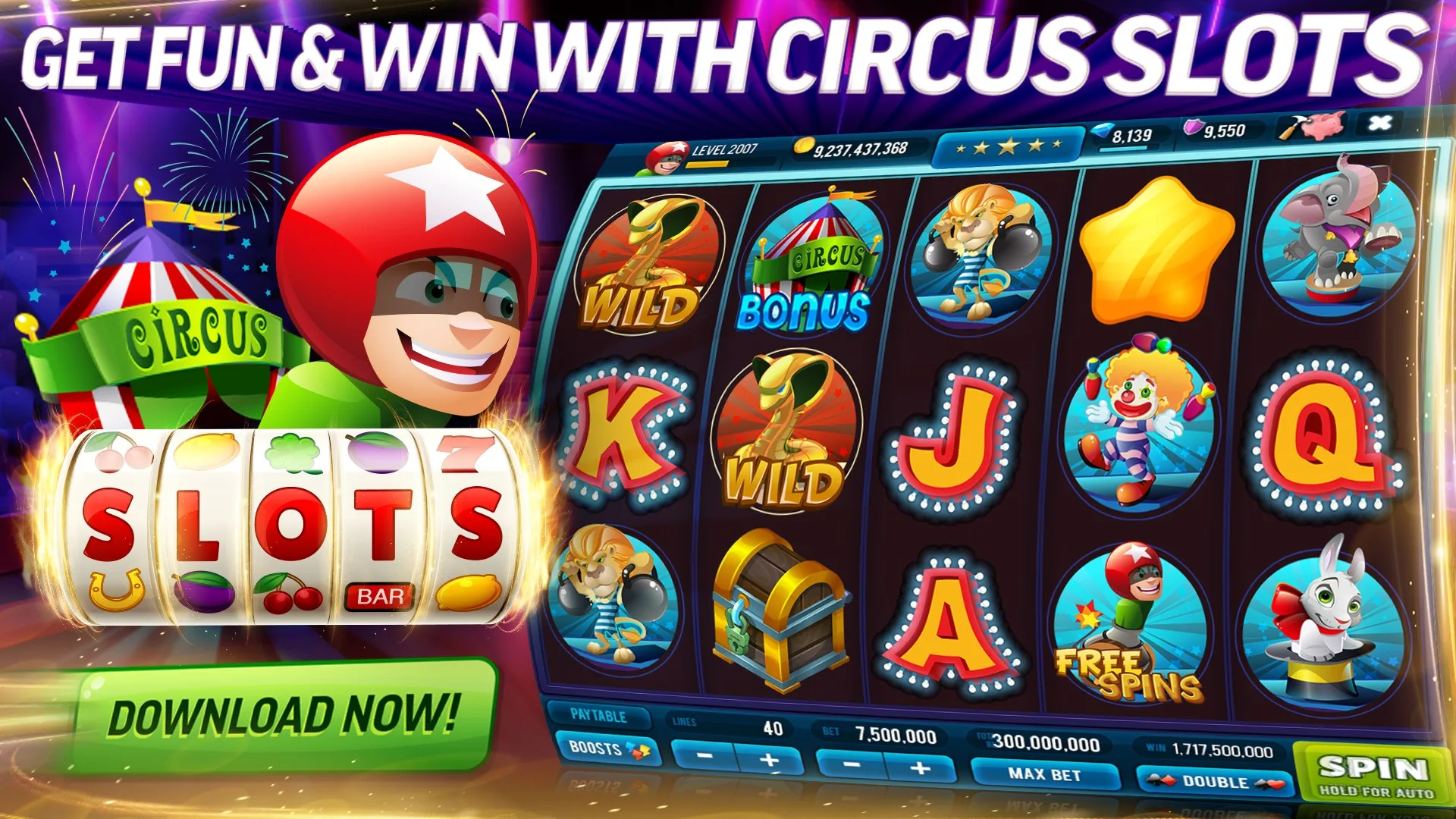Magic Circus Slots screenshot 4