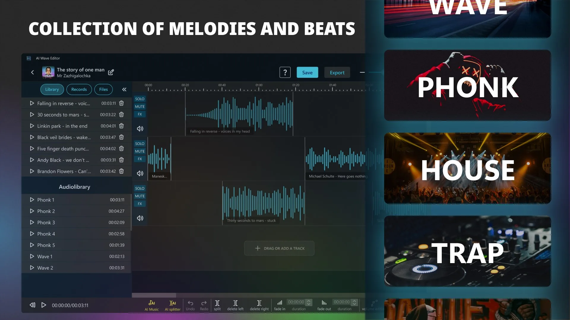 AI Track Editor - Audio Editing Tool screenshot 2