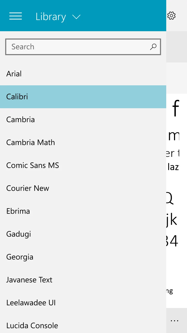 Font Catalog screenshot 2
