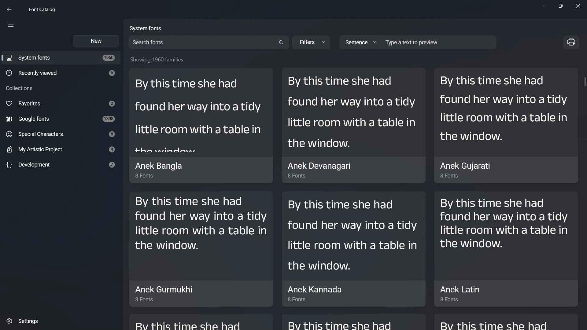 Font Catalog screenshot 5