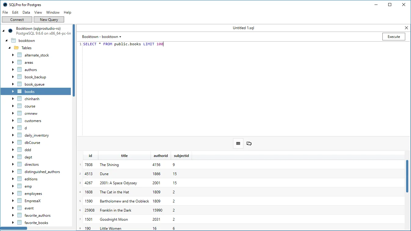 SQLPro for Postgres screenshot 1