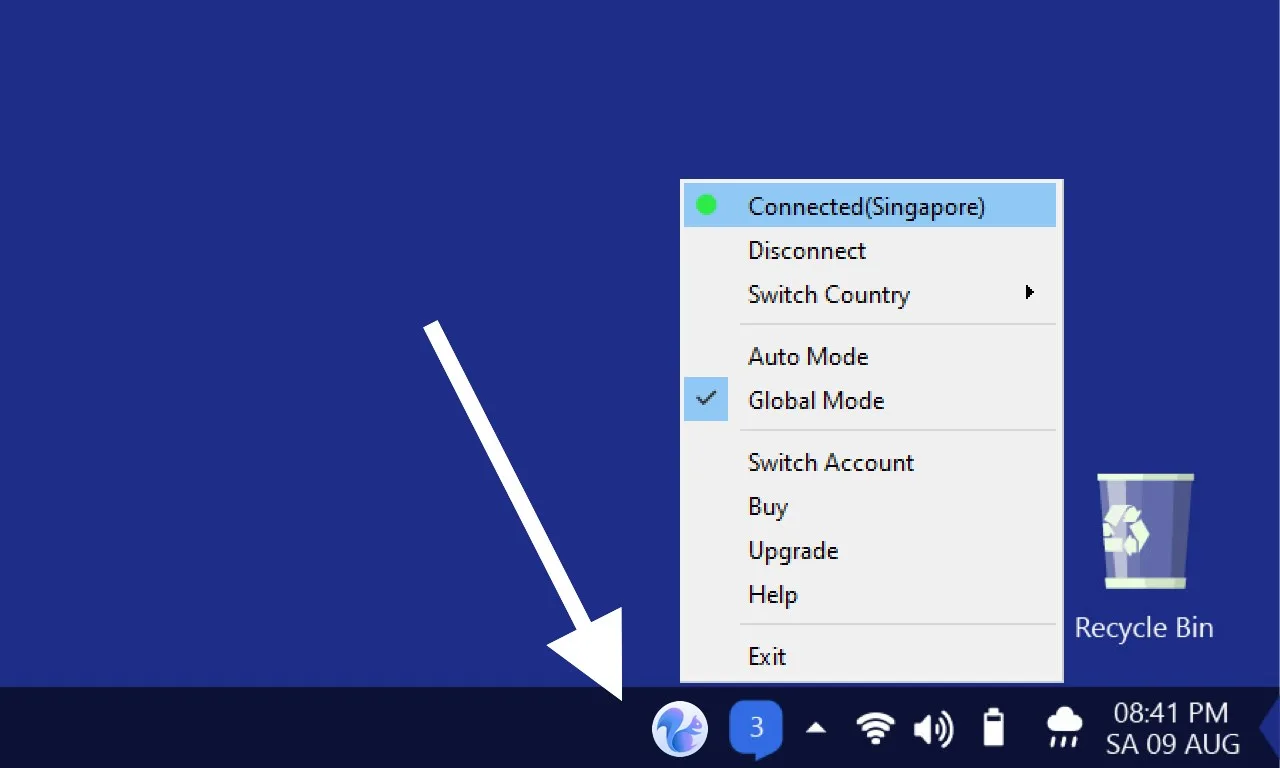 SquirrelVPN screenshot 1