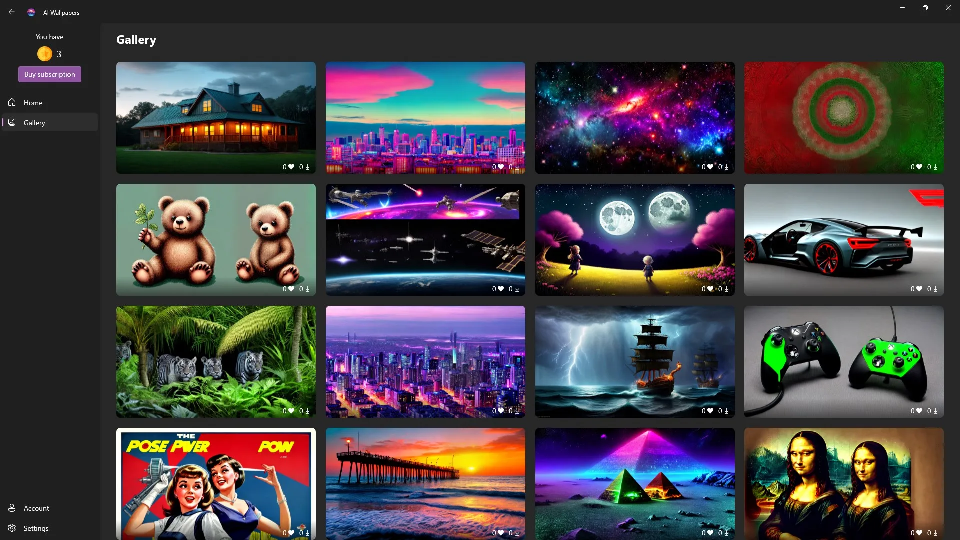 AI Wallpapers screenshot 2