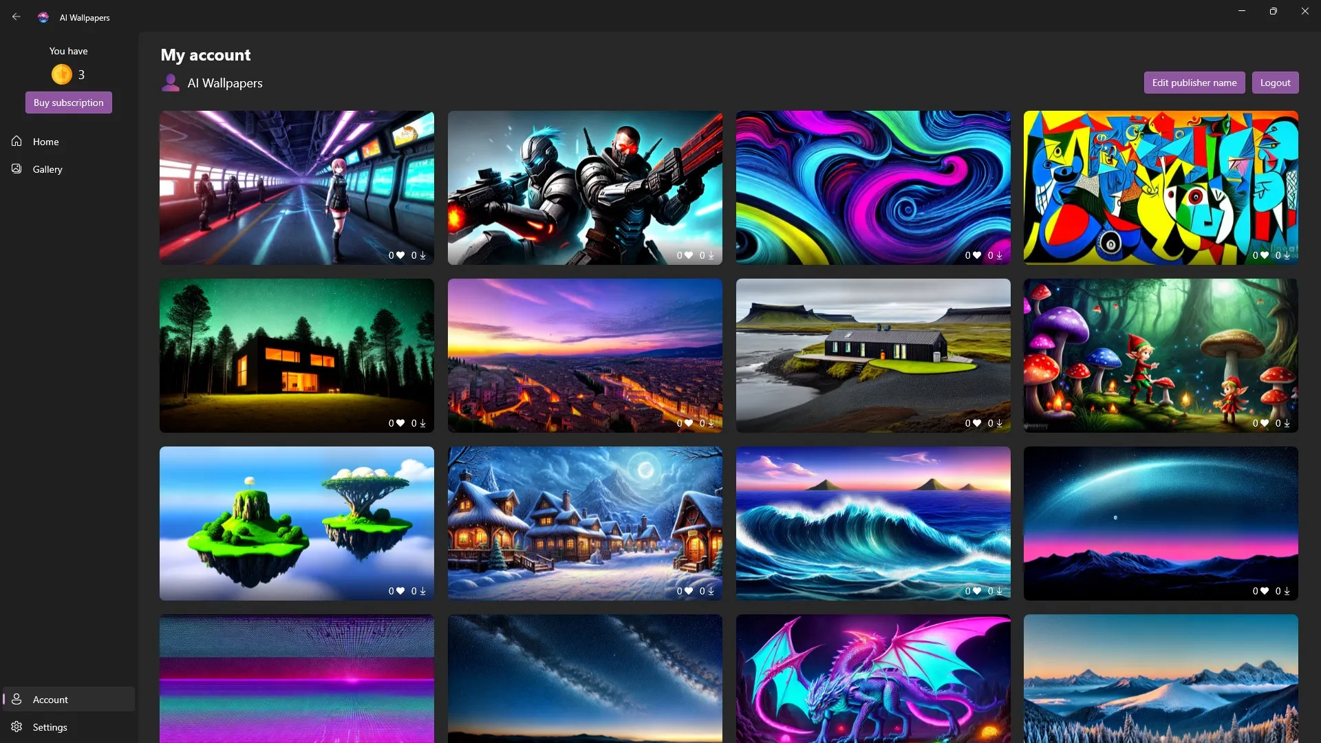 AI Wallpapers screenshot 4