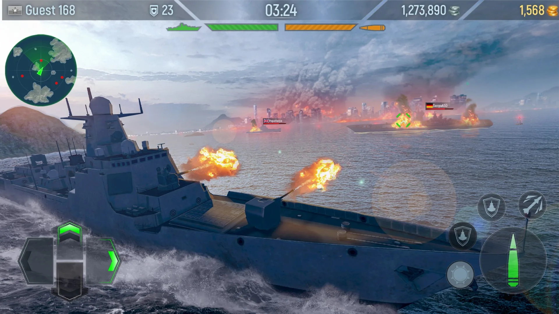 Naval Armada: Sea Battle Online screenshot 1