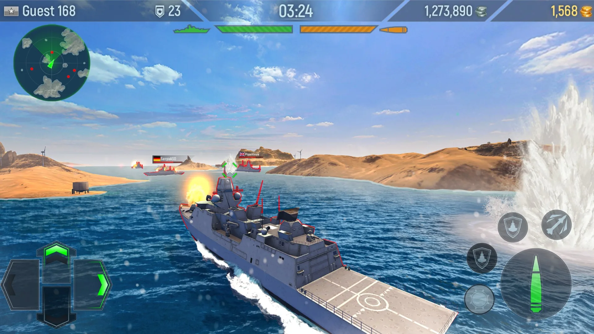 Naval Armada: Sea Battle Online screenshot 4