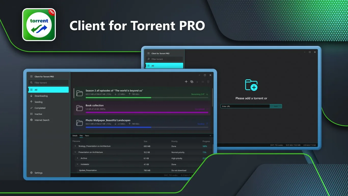 Client for Torrent PRO screenshot 1