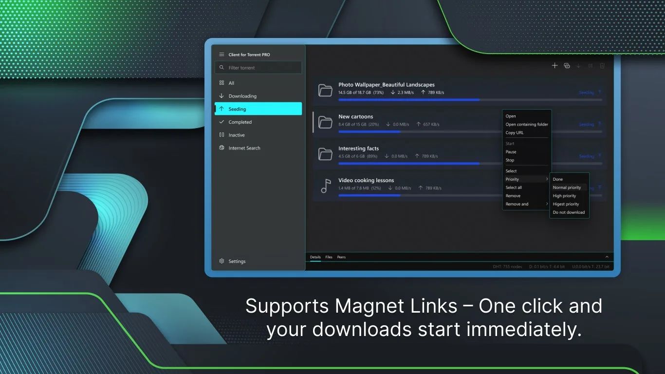 Client for Torrent PRO screenshot 4