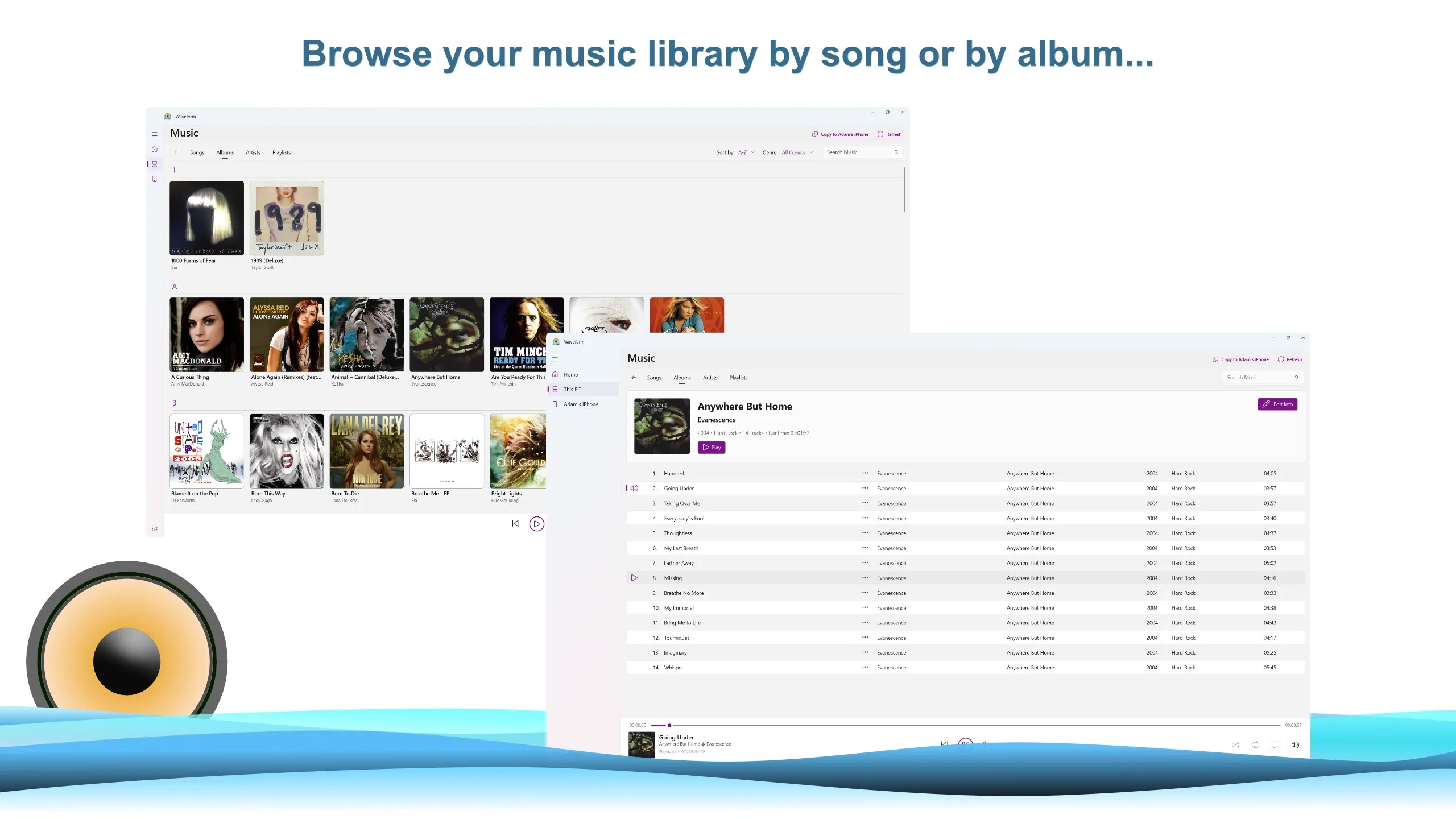 Waveform Music Player screenshot 4