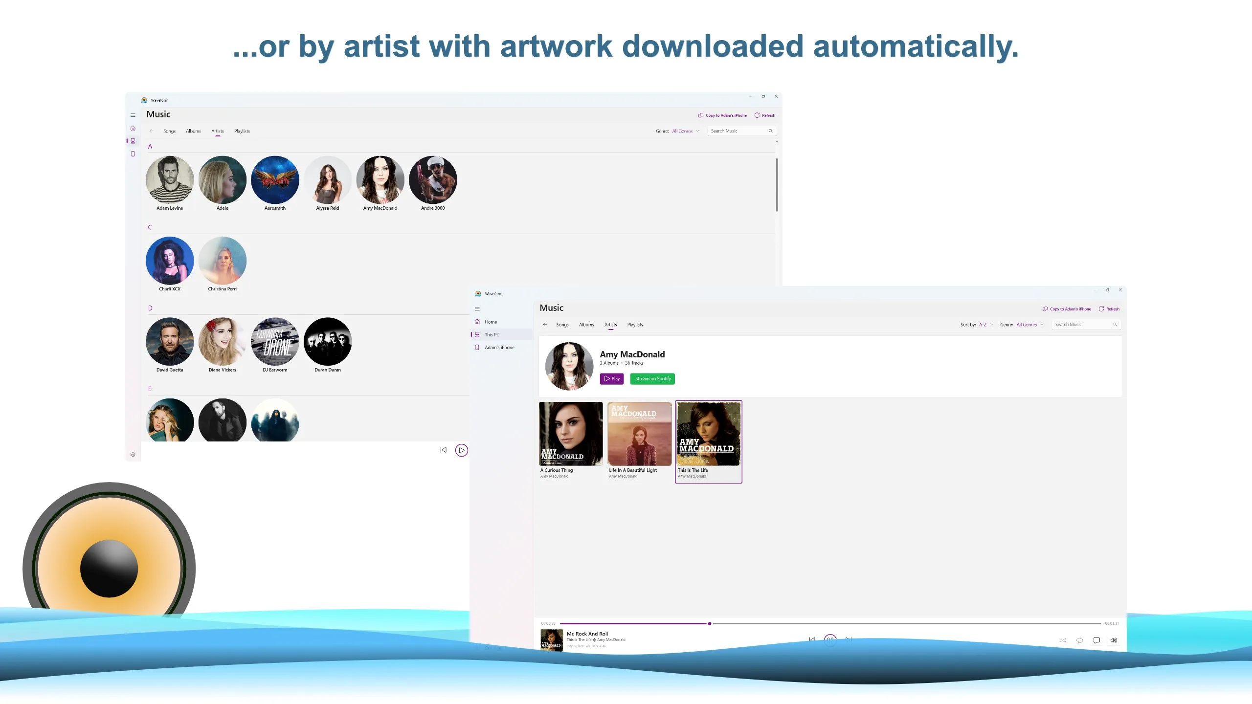 Waveform Music Player screenshot 5