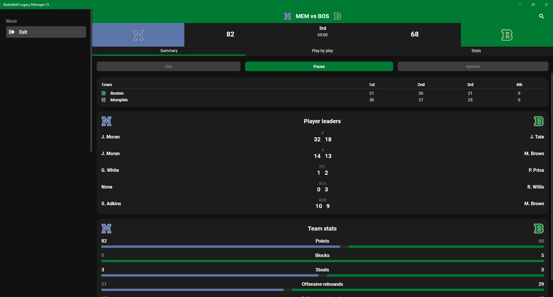 Basketball Legacy Manager 23 screenshot 4