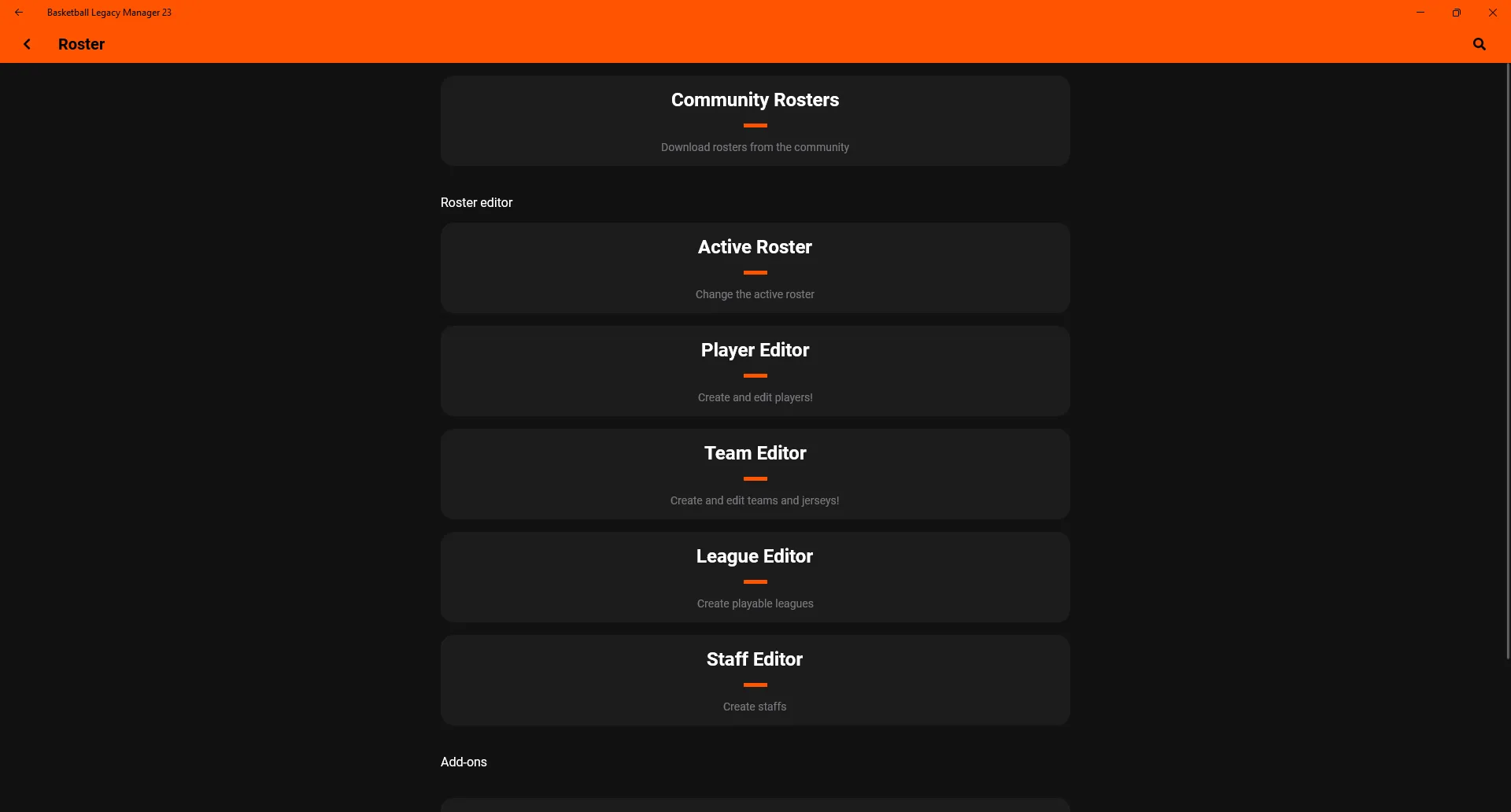 Basketball Legacy Manager 23 screenshot 5