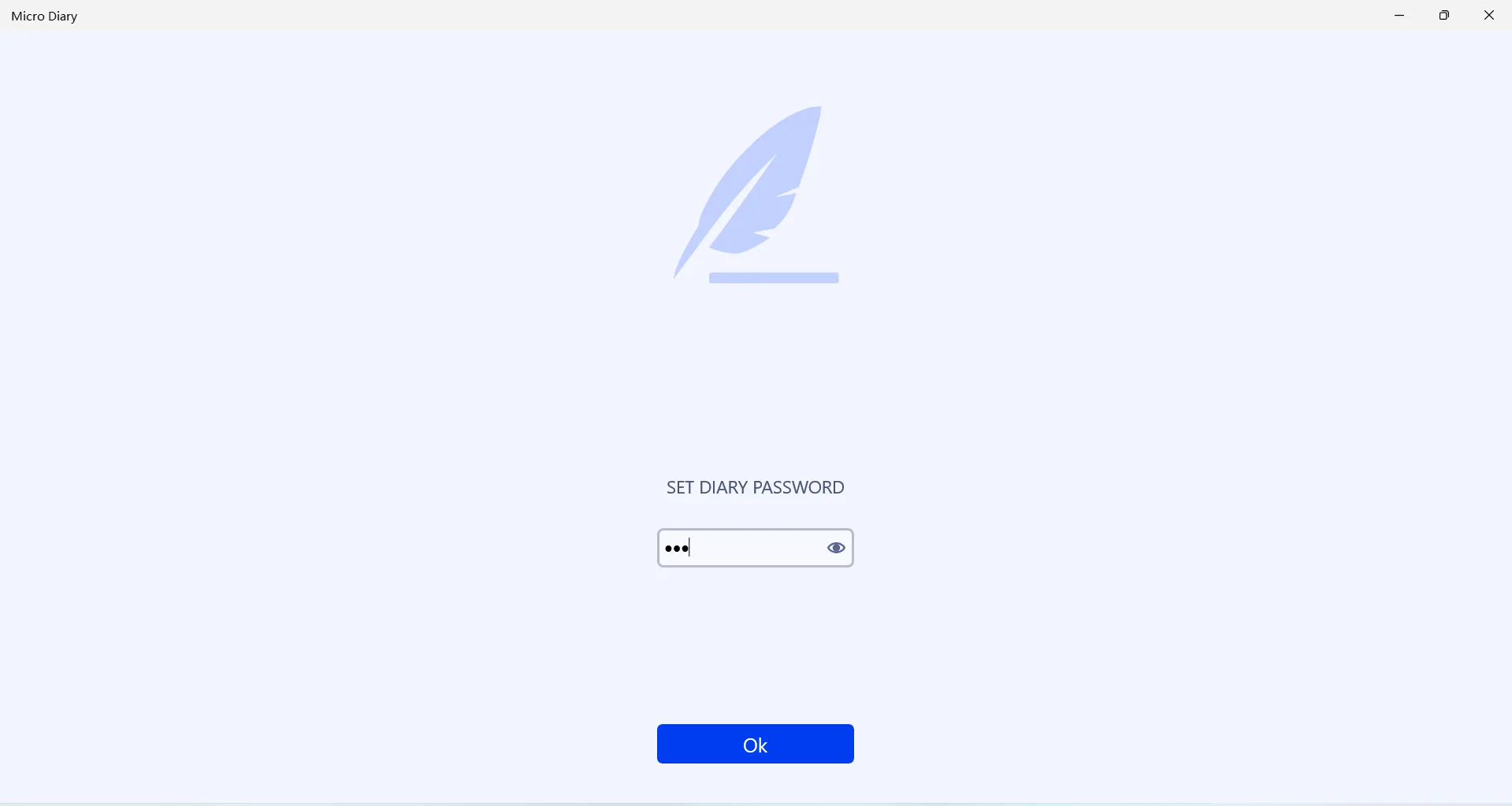 Micro Diary - Simple Writer screenshot 1