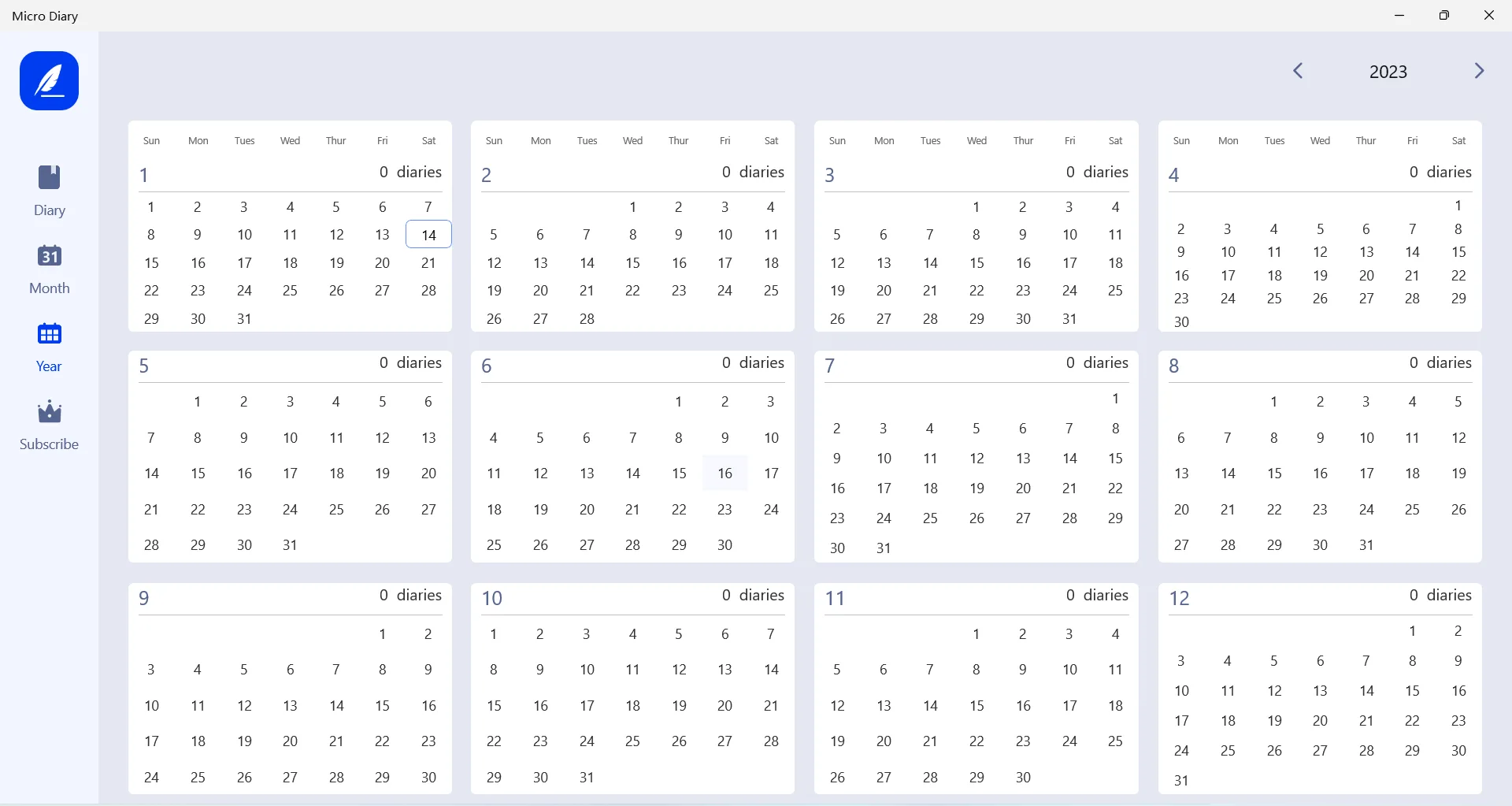 Micro Diary - Simple Writer screenshot 3