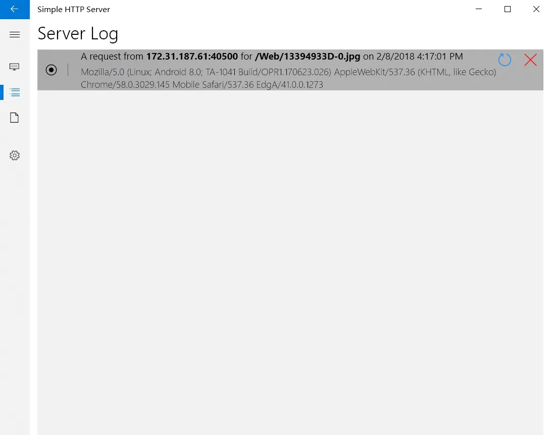Simple HTTP Server screenshot 2