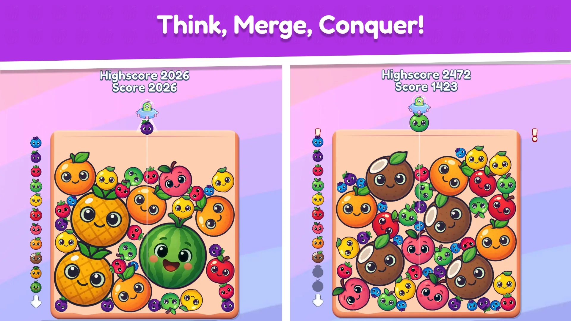 Watermelon Fruit Merge Saga screenshot 1