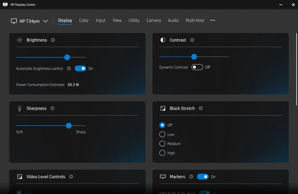 HP Display Center screenshot 1