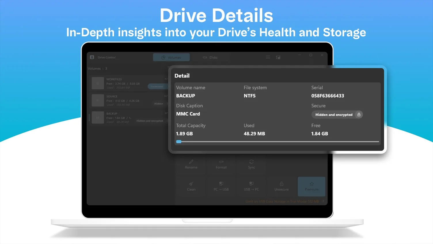 USB Flash Utility – Smart USB Manager screenshot 2
