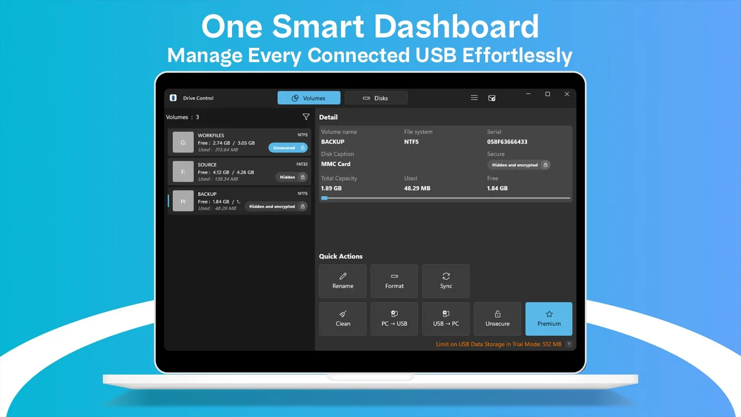 USB Flash Utility – Smart USB Manager screenshot 3