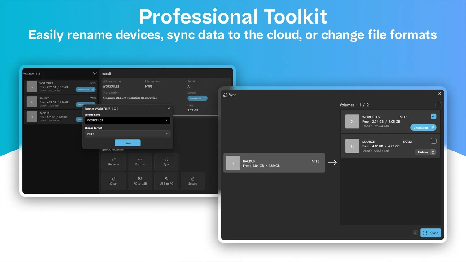 USB Flash Utility – Smart USB Manager screenshot 4