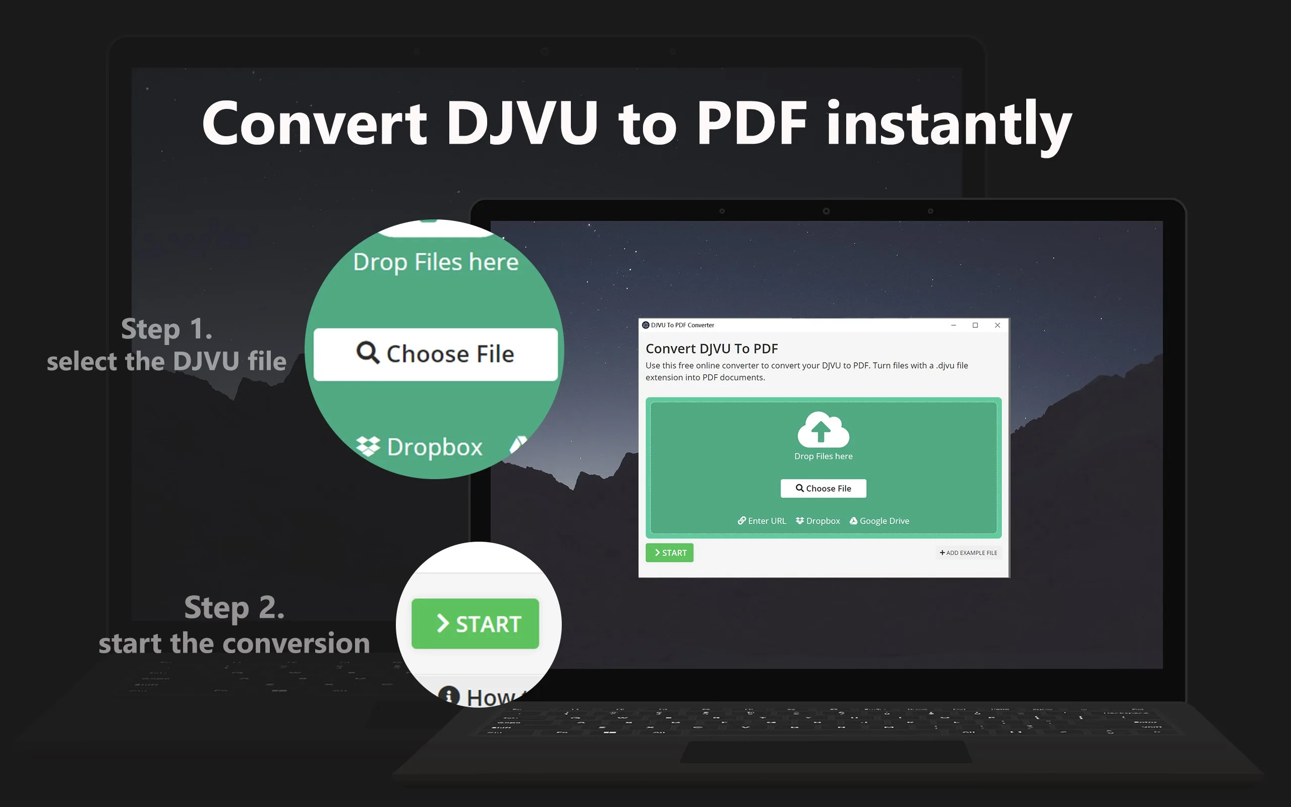 Converter: DJVU To PDF screenshot 2