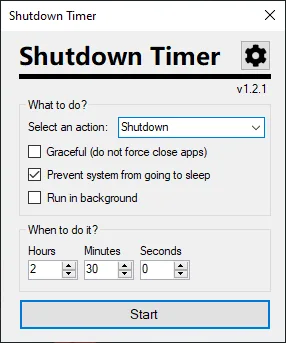Shutdown Timer Classic screenshot 2